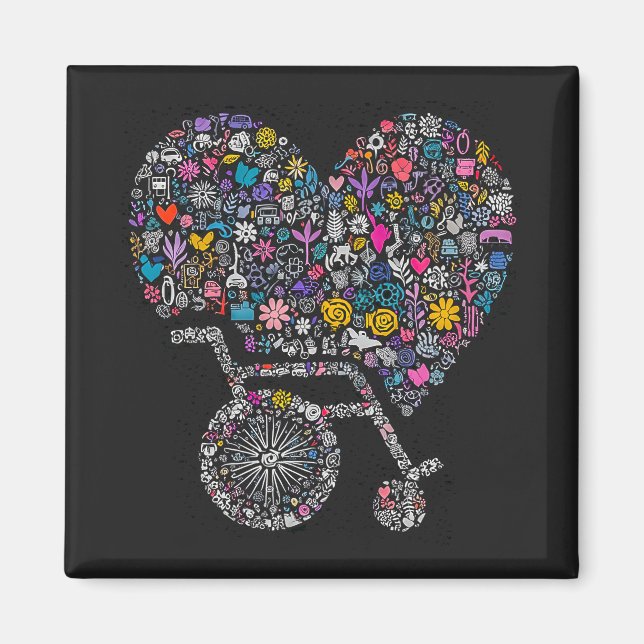 Wheel of Many Lives Magnet (Front)