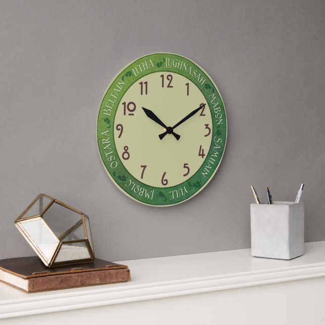 Wheel of the Year Large Clock (Office)