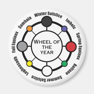 Wheel of the Year Magnet