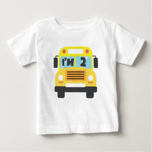 Wheel On The Bus Birthday Baby T-Shirt
