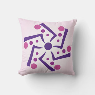 Wheel, People, Flower, You Decide but it's Cool Throw Pillow