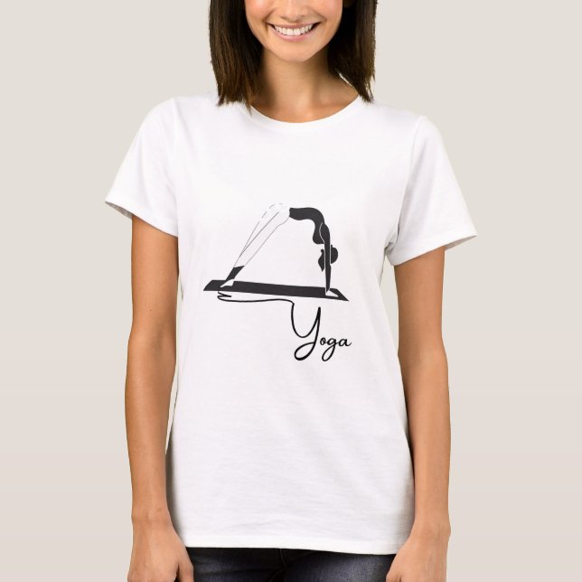 Wheel pose yoga T-Shirt (Front)