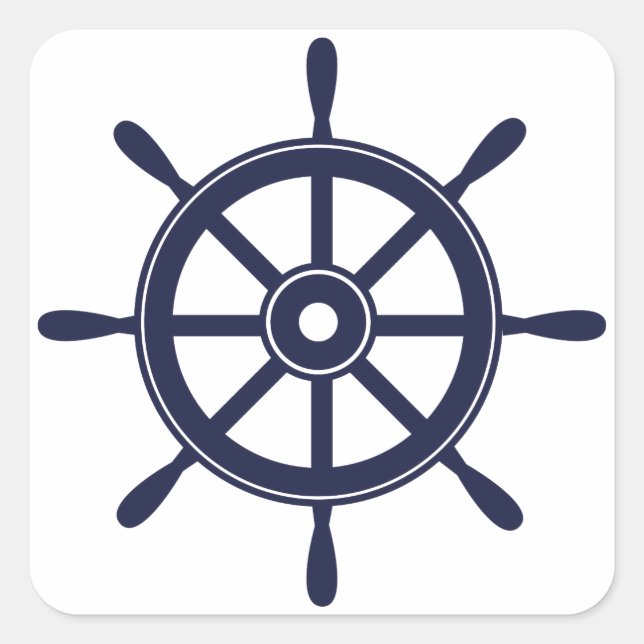 Wheel Square Sticker (Front)