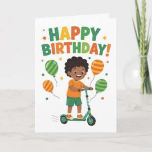 Wheel-y Fun Birthday Day Card