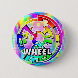 WHEEL (you may change the words) 2 Inch Round Button