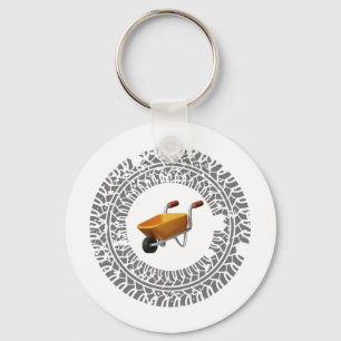 wheelbarrow drift, burnout keychain