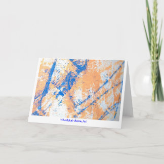 Wheelchair Action Art Large Notecards