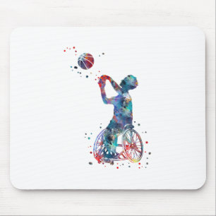 Wheelchair Basketball  Mouse Pad