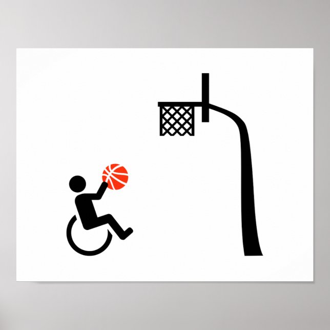 Wheelchair basketball poster (Front)