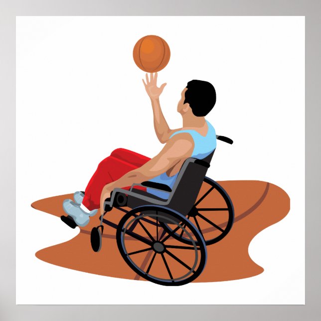 wheelchair basketball poster (Front)