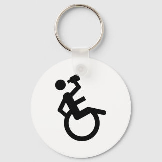 wheelchair boot wheel chair keychain