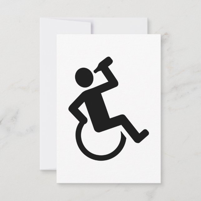 Wheelchair drinking (Front)