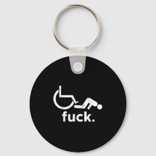 Wheelchair Humour Disability Funny Meme - Wheelcha Keychain
