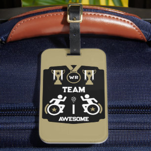 Wheelchair Murderball Sportswear Luggage Tag