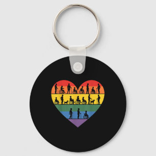 Wheelchair, Quadriplegic, Paraplegic, Disability,  Keychain