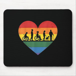 Wheelchair, Quadriplegic, Paraplegic, Disability,  Mouse Pad