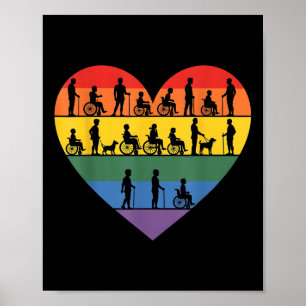 Wheelchair, Quadriplegic, Paraplegic, Disability,  Poster