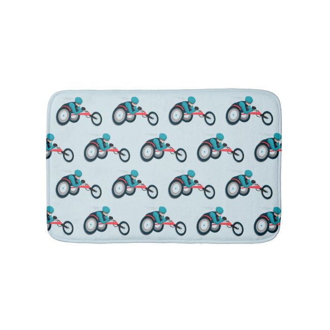 Wheelchair Racing Bath Mat (Front)