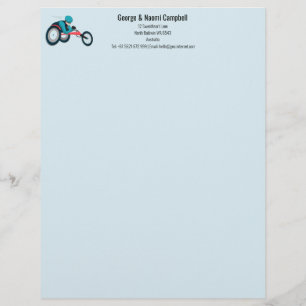 Wheelchair Racing Letterhead