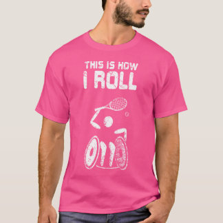 Wheelchair Tennis Disability Sports T-Shirt