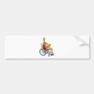 WheelchairBasketball Bumper Sticker