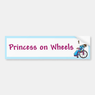 WheelchairPrincessBumper Bumper Sticker