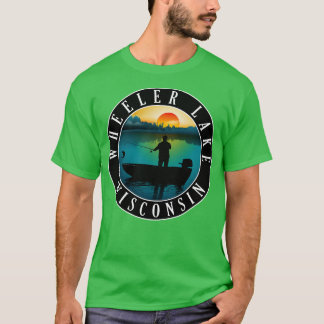 Wheeler Lake Wisconsin Fishing T-Shirt