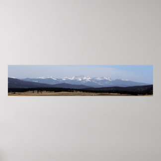 Wheeler Peak from Black Lake, New Mexico Poster