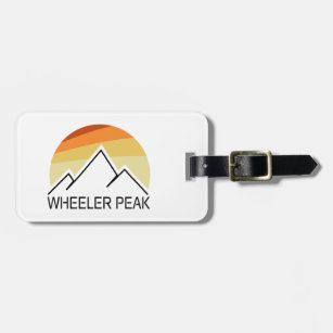 Wheeler Peak Retro Luggage Tag