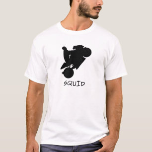 Wheelie Silhouette Squid T Shirt