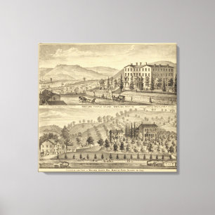 Wheeling Female College, Wheeling Canvas Print