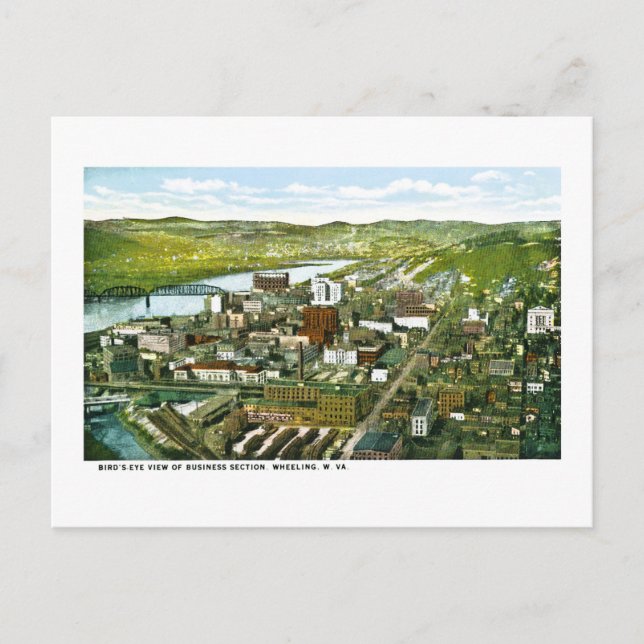 Wheeling, West Virginia Postcard (Front)