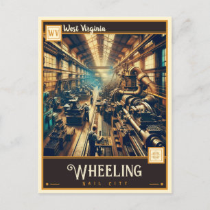 Wheeling, West Virginia Vintage Postcard