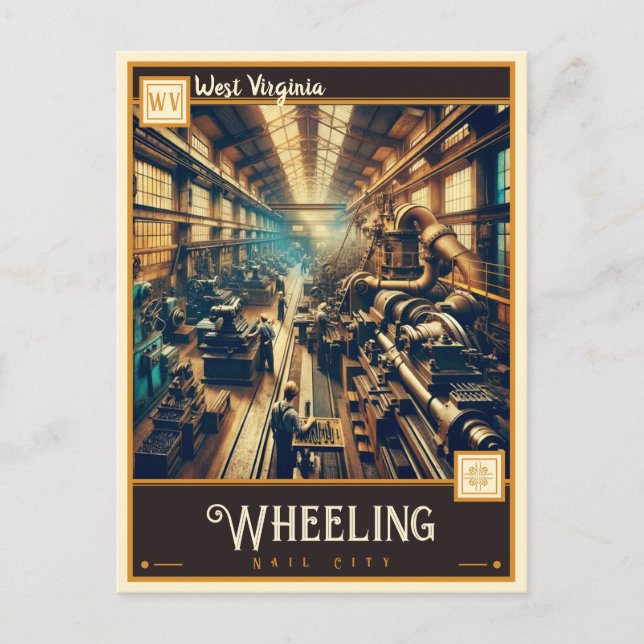 Wheeling, West Virginia | Vintage Postcard (Front)