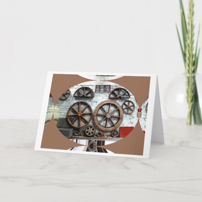 Wheels of Industry Holiday Card (Front)