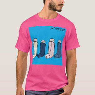 Wheezer Blue Album (Weezer But They'Re Asthma Puff T-Shirt