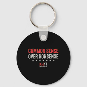 Wheimer 2024 Common Sense Over Nonsense  Keychain