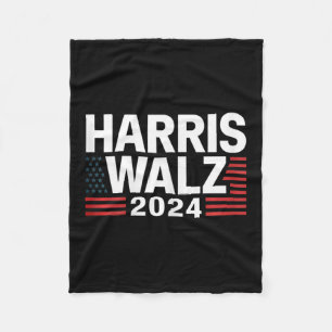 Wheimer 2024 Election Kamala Harris Tim W Waltz 1 Fleece Blanket