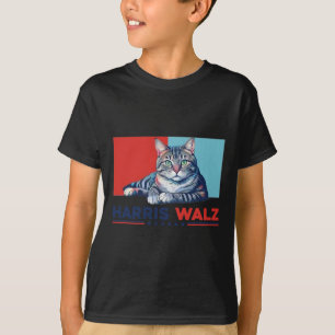 Wheimer 2024 Funny Cat Election Kamala Harris  T-Shirt