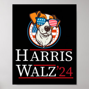 Wheimer 2024 Funny Dog Election Kamala Harris Tim  Poster