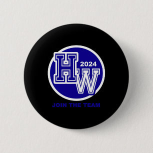 Wheimer 2024 Join The Team - Save Our Democracy- F 2 Inch Round Button
