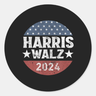 Wheimer 2024 Kamalaharris Timwaltz 2024 Vote Classic Round Sticker