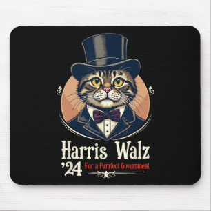 Wheimer 2024 Lincoln Cat Election Kamala Harris Wa Mouse Pad