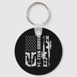 Wheimer 24 American Flag Guns Owner Madam Presiden Keychain