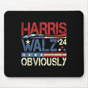 Wheimer Obviously! Harris Waltz 2024 Election 2 Mouse Pad