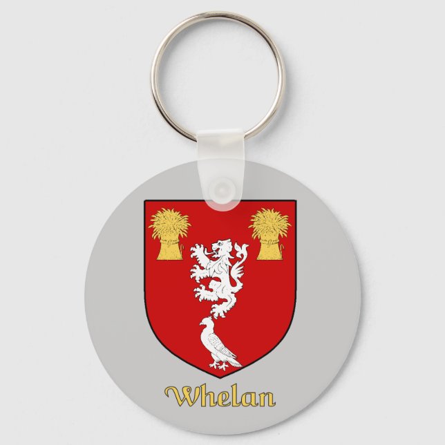 Whelan Family Shield Keychain (Front)