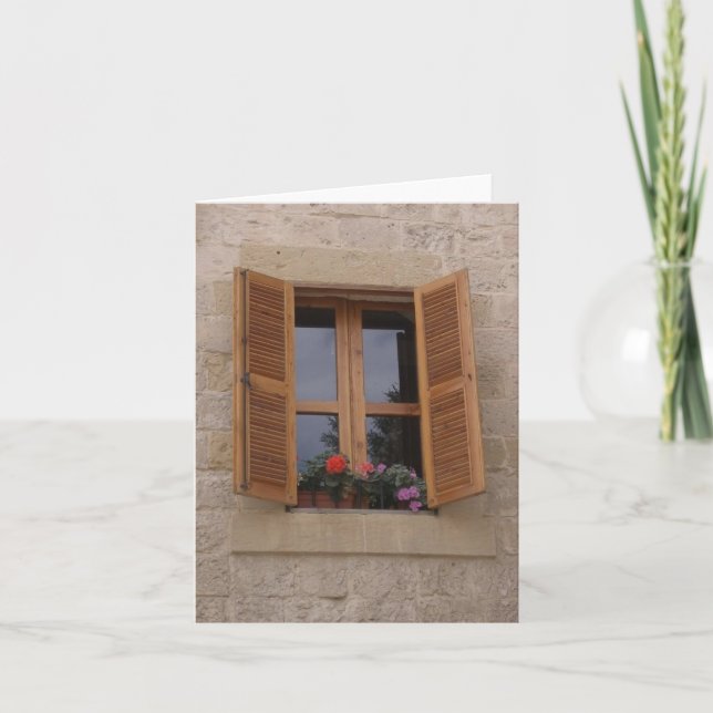 When a door closes a window opens card (Front)