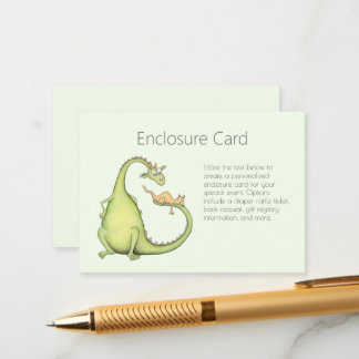 When a Dragon Finds a Cat on Its Tail  Enclosure Card