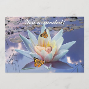 When a little baby goes to sleep shower invitation