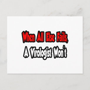 When All Else Fails, A Virologist Won't Postcard